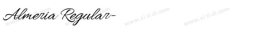 Almeria Regular字体转换 Almeria Regular字体转换